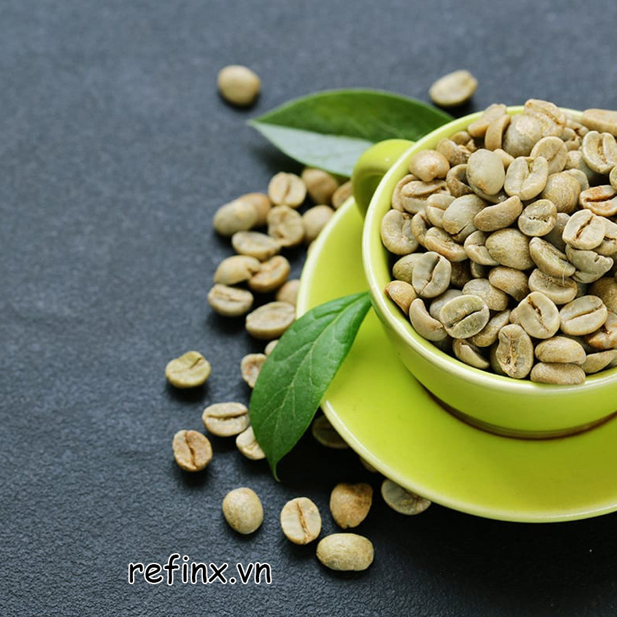 Hạt cà phê Arabica Sơn La khi chưa rang