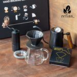 Set quà tặng bộ dụng cụ pha cà phê tại nhà màu đen Refinx C2