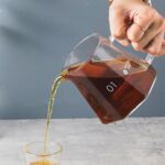 Bình chứa cafe thuỷ tinh chịu nhiệt sử dụng trong pha cafe pour over thủ công