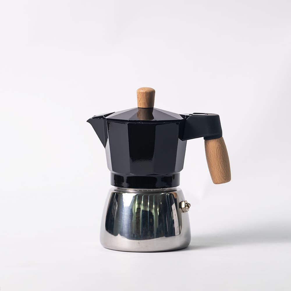 Ấm moka pot mini nhỏ gọn cao cấp bản nâng cấp sử dụng để pha cà phê tại nhà hoặc đi dã ngoại