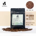 Cà phê Arabica cầu đất lâm đồng đặc sản rang vừa thơm ngon đậm vị